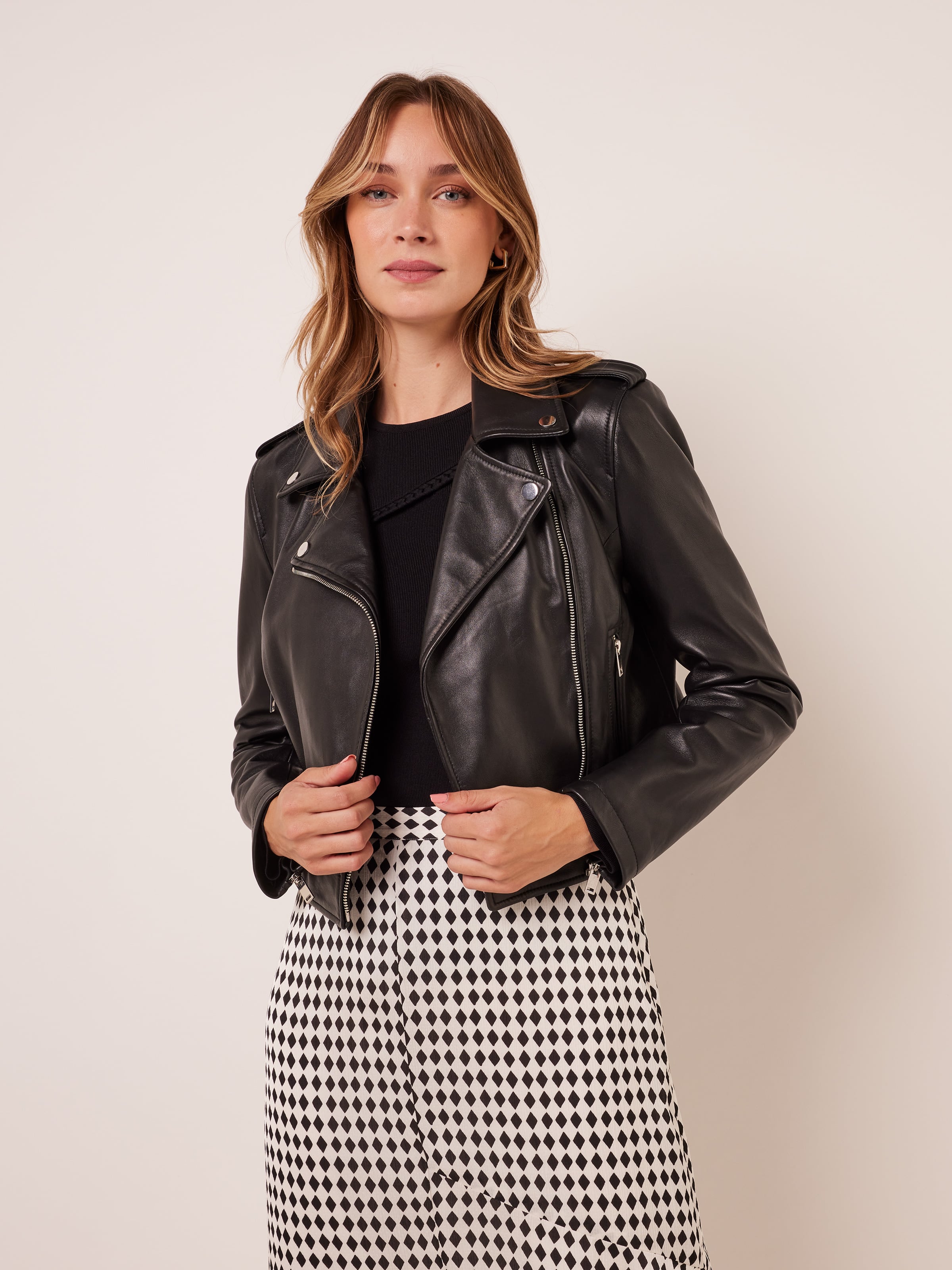 Lexi Leather Biker Jacket                                                                                                       