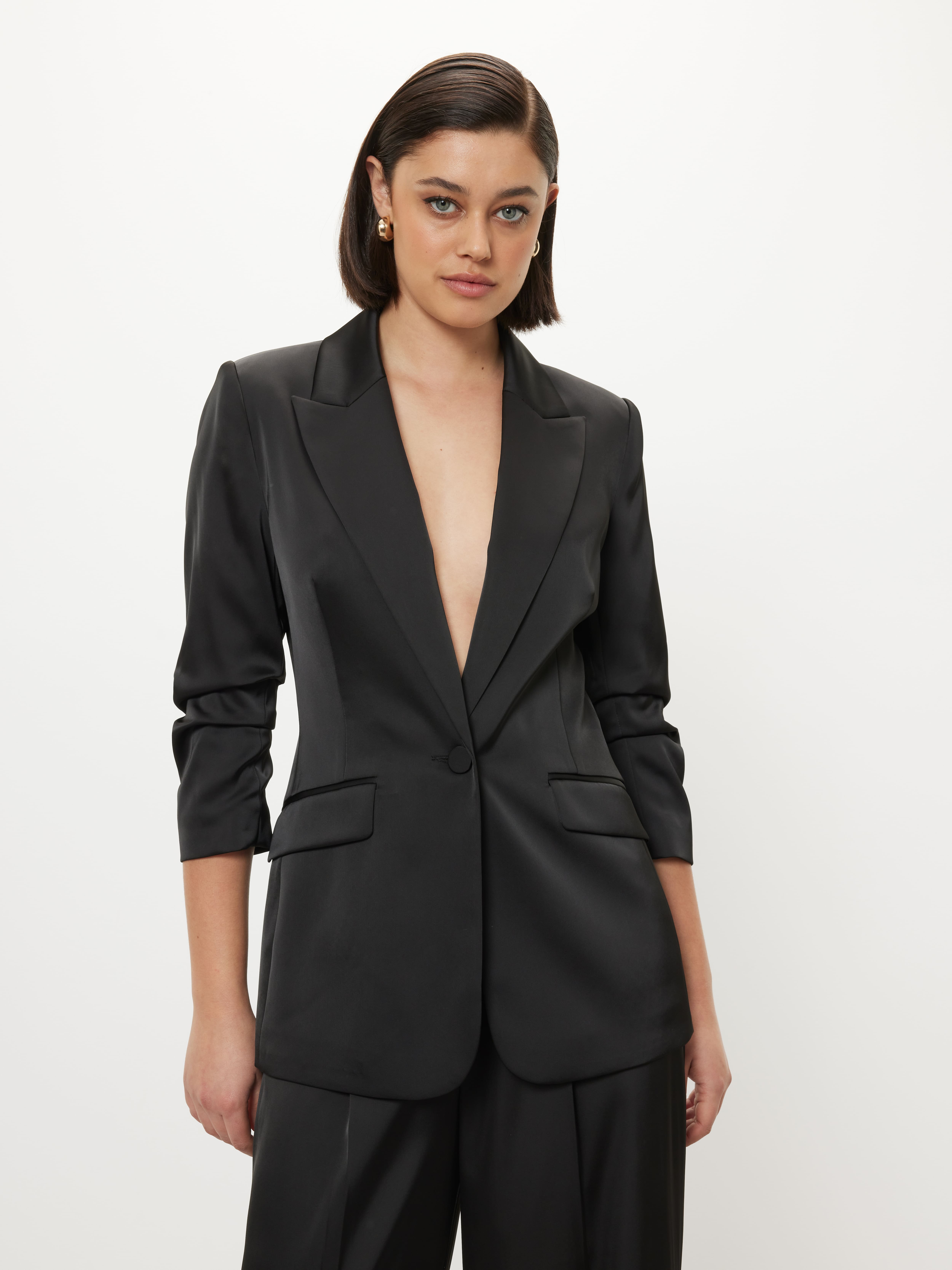 Sea Of Love Satin Blazer                                                                                                        