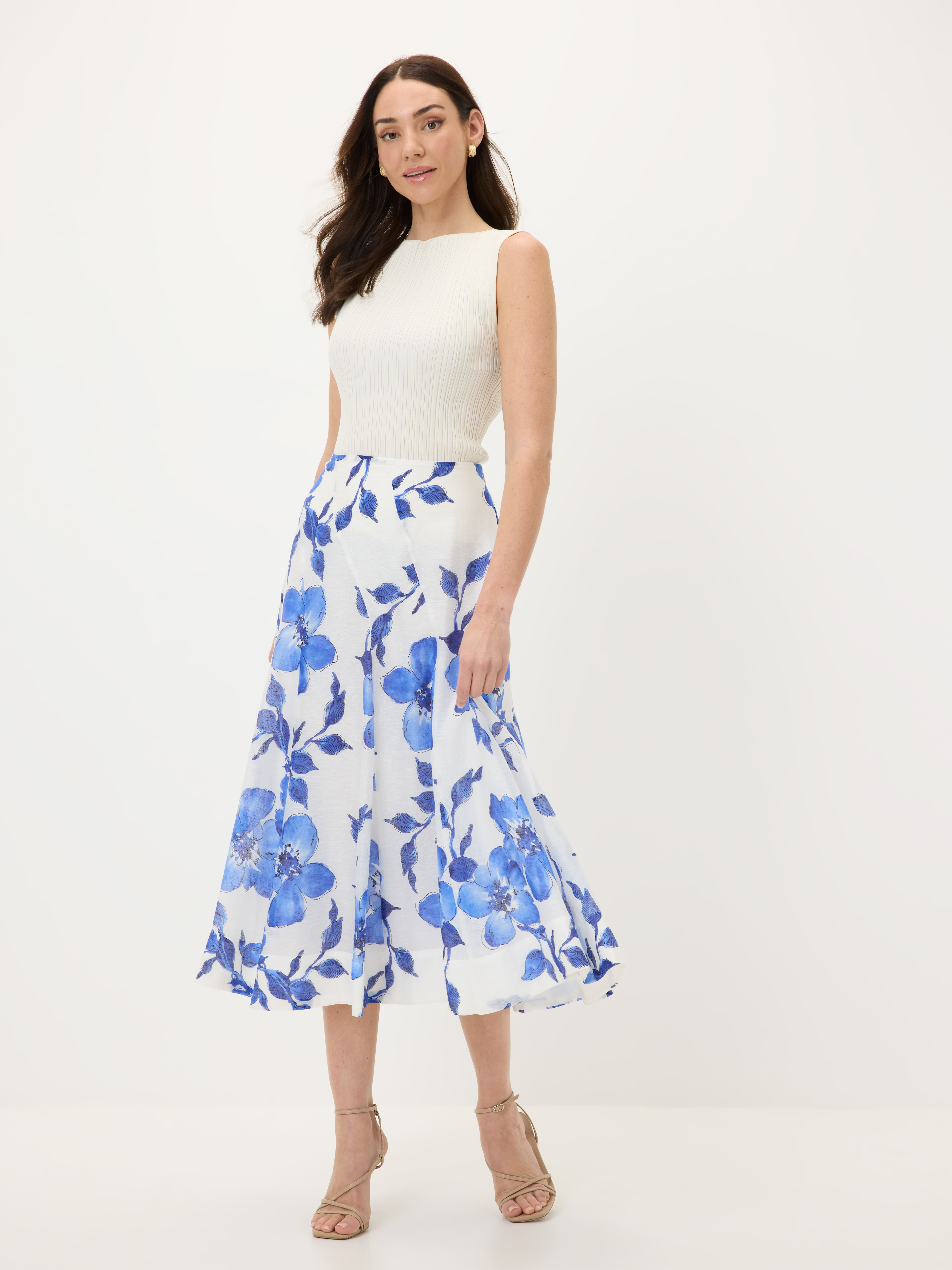 Bluebell Bliss Midi Skirt                                                                                                       
