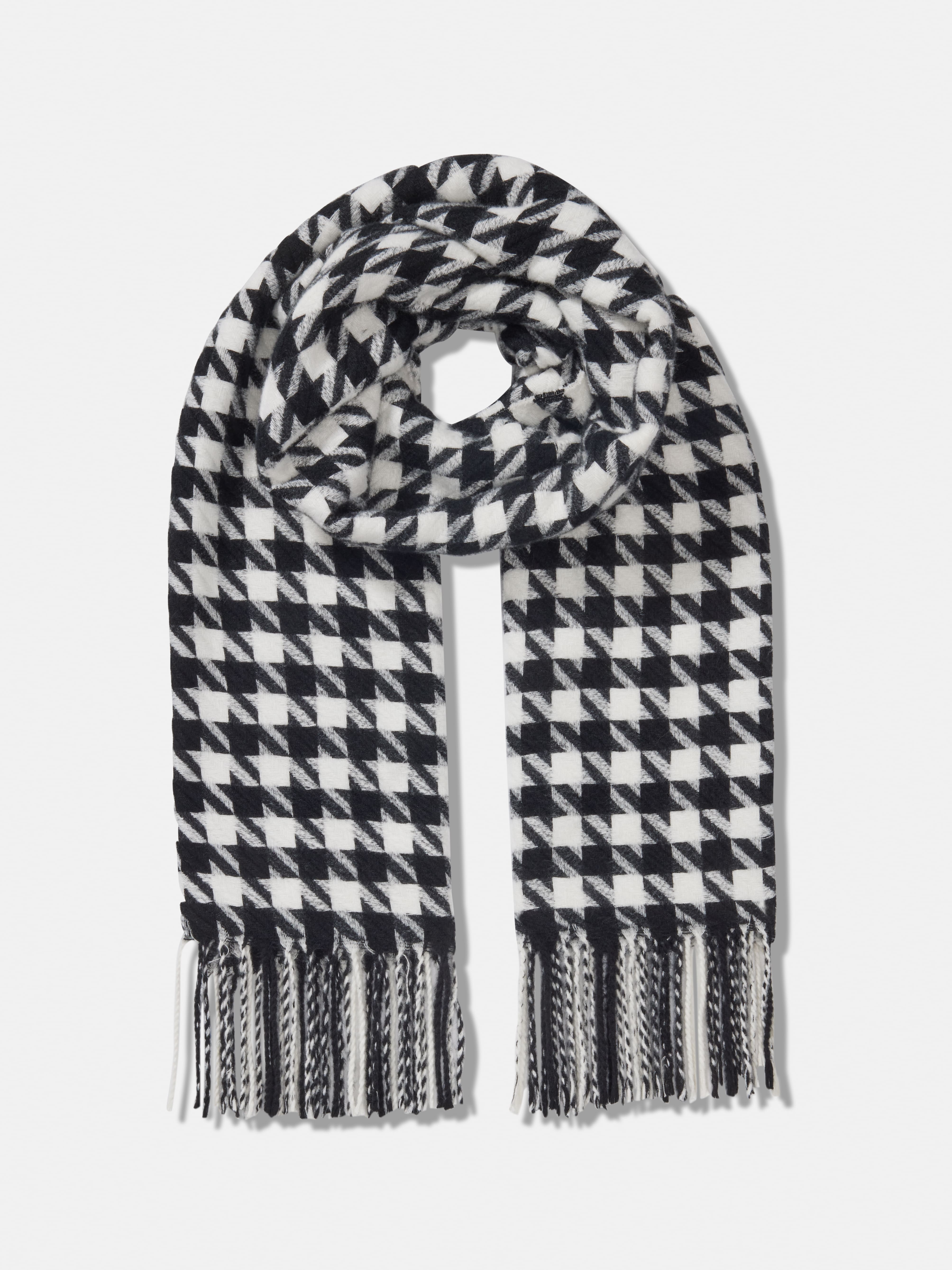Katie Houndstooth Scarf                                                                                                         