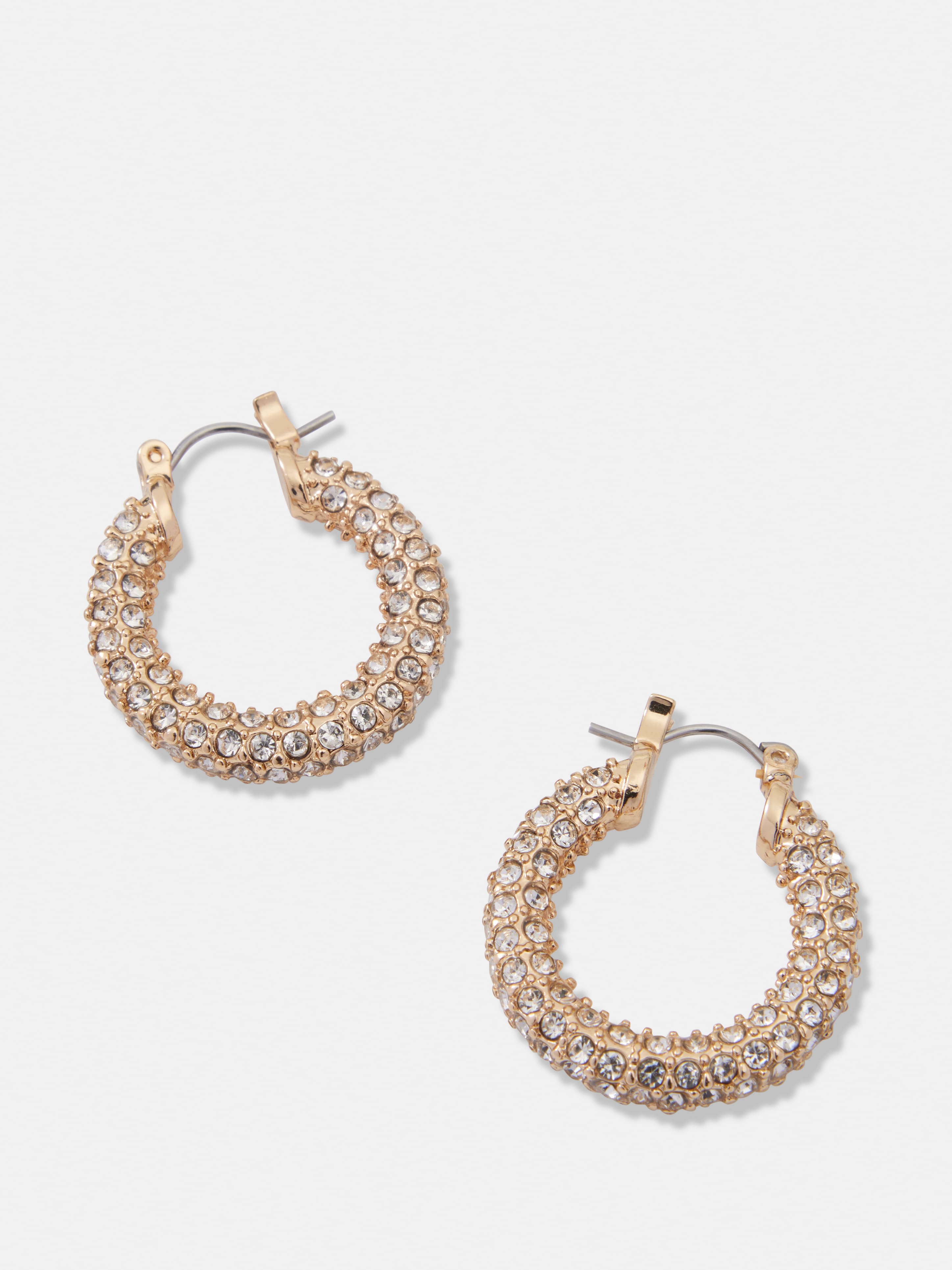 Annie Crystal Hoops                                                                                                             