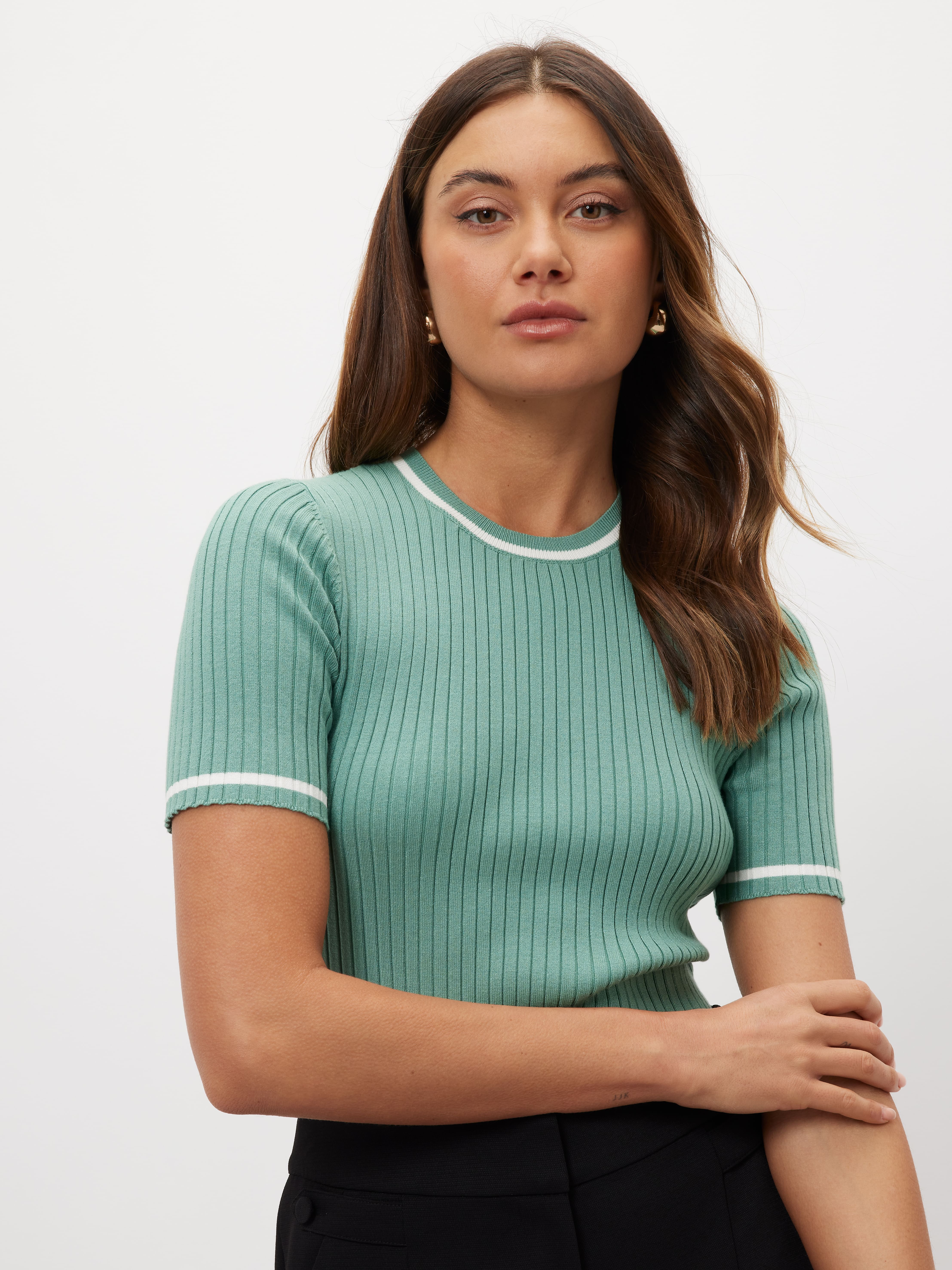 Isla Ribbed Top                                                                                                                 