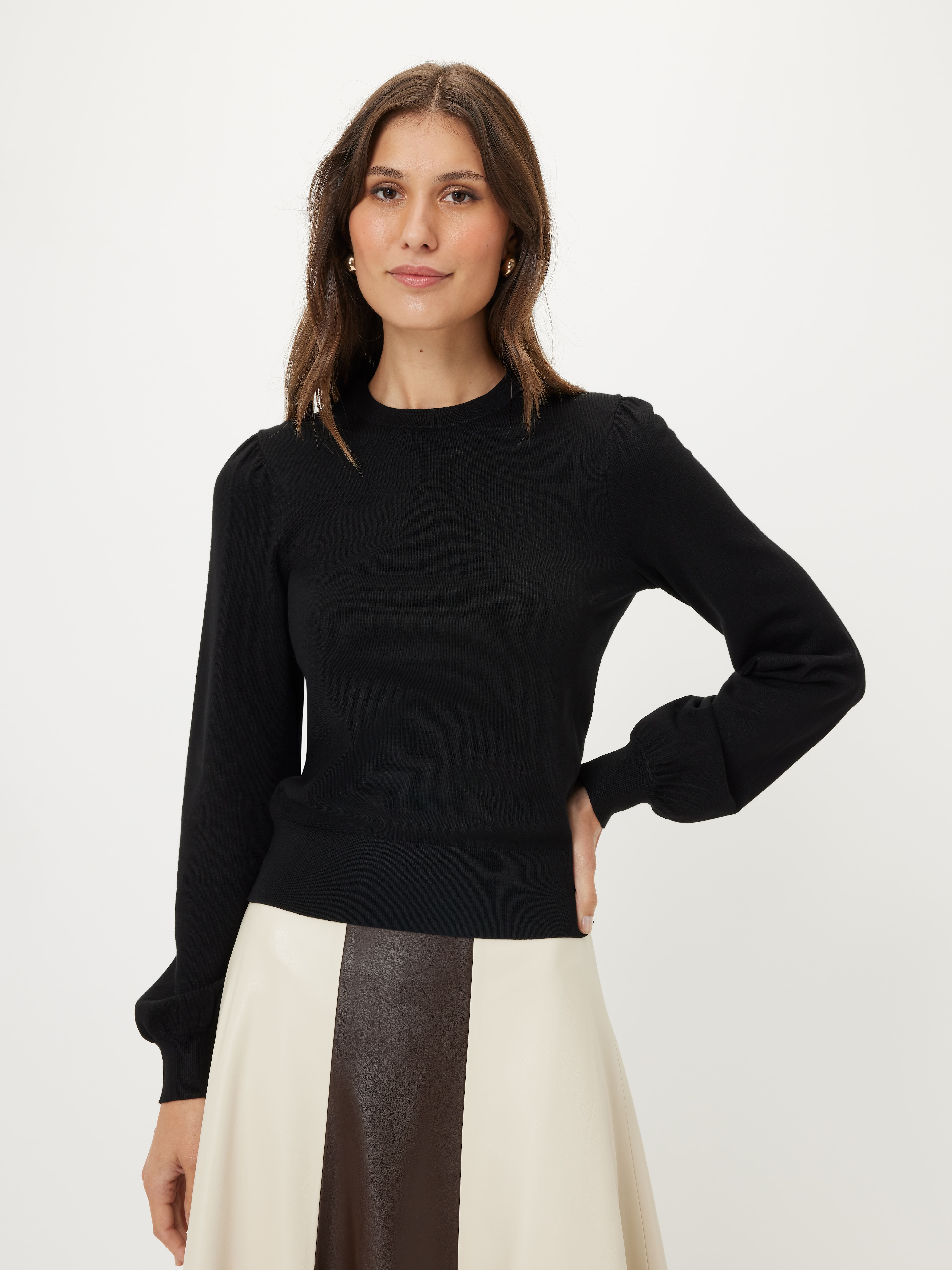 Shirley Puff Sleeve Knit                                                                                                        