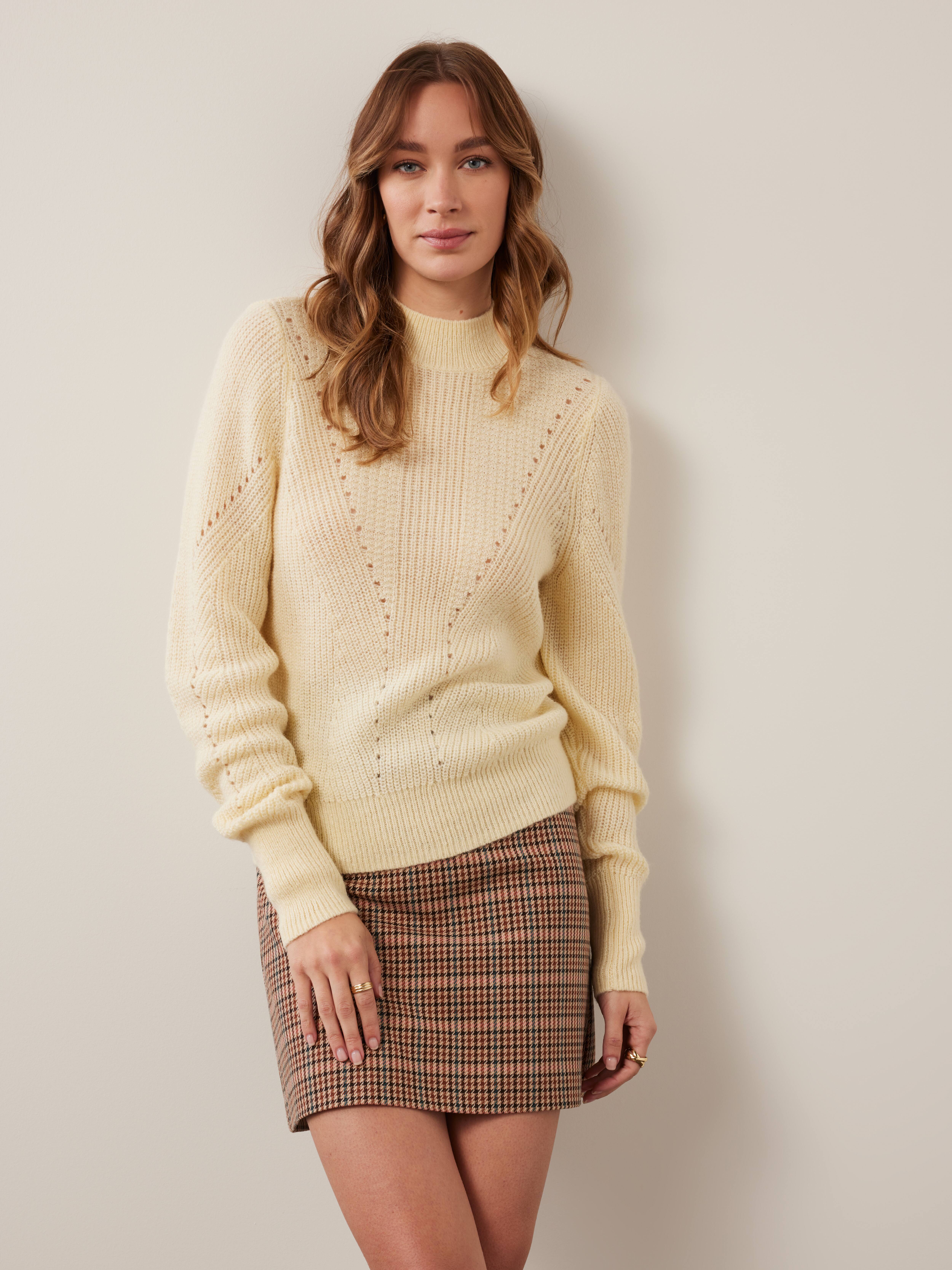 Eddie Fluffy Long Sleeve Knit                                                                                                   