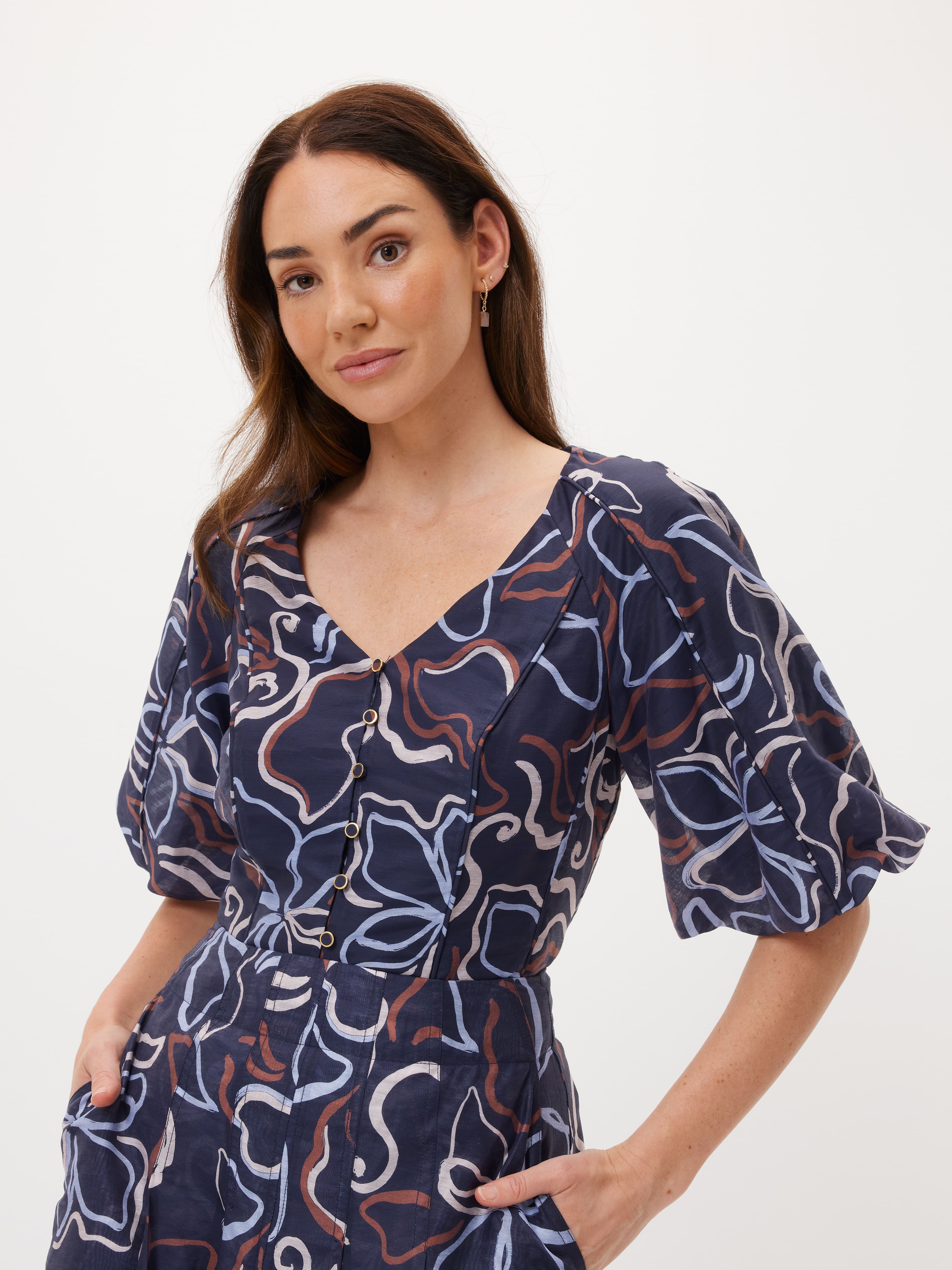 Delilah Panelled Top                                                                                                            