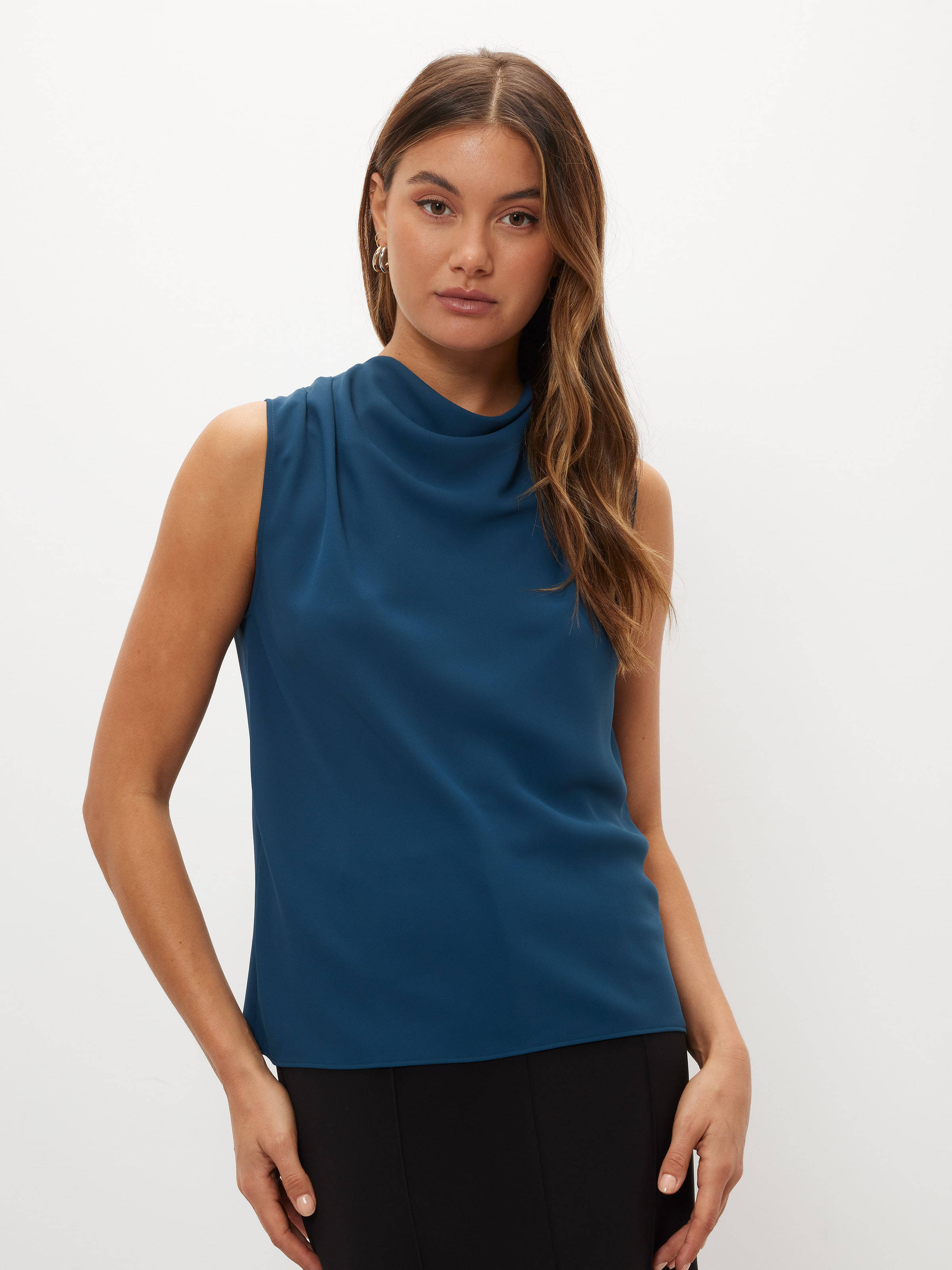 Jasmin Drape Shell Top                                                                                                          