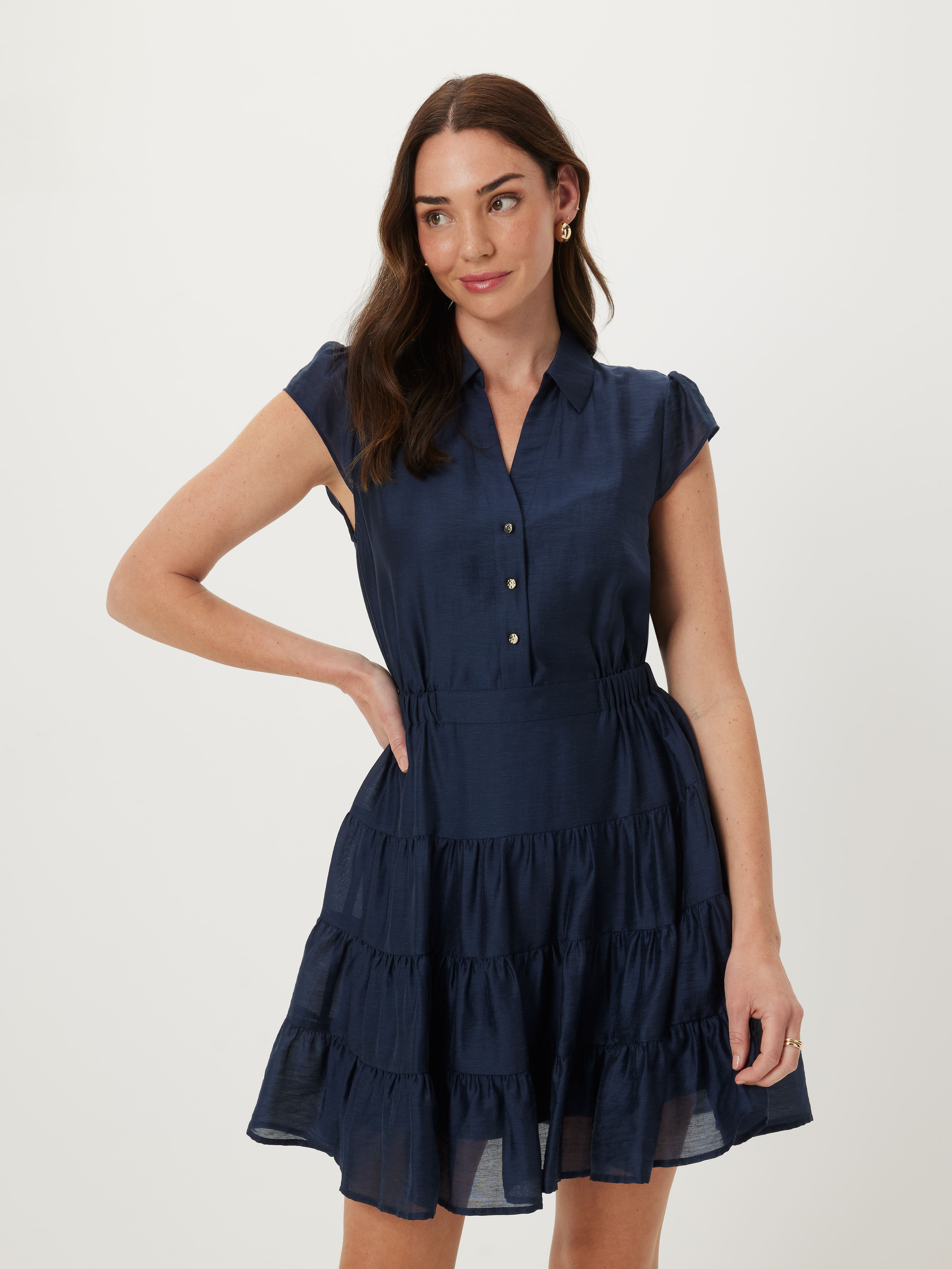 Kitty Short Shirt Dress                                                                                                         