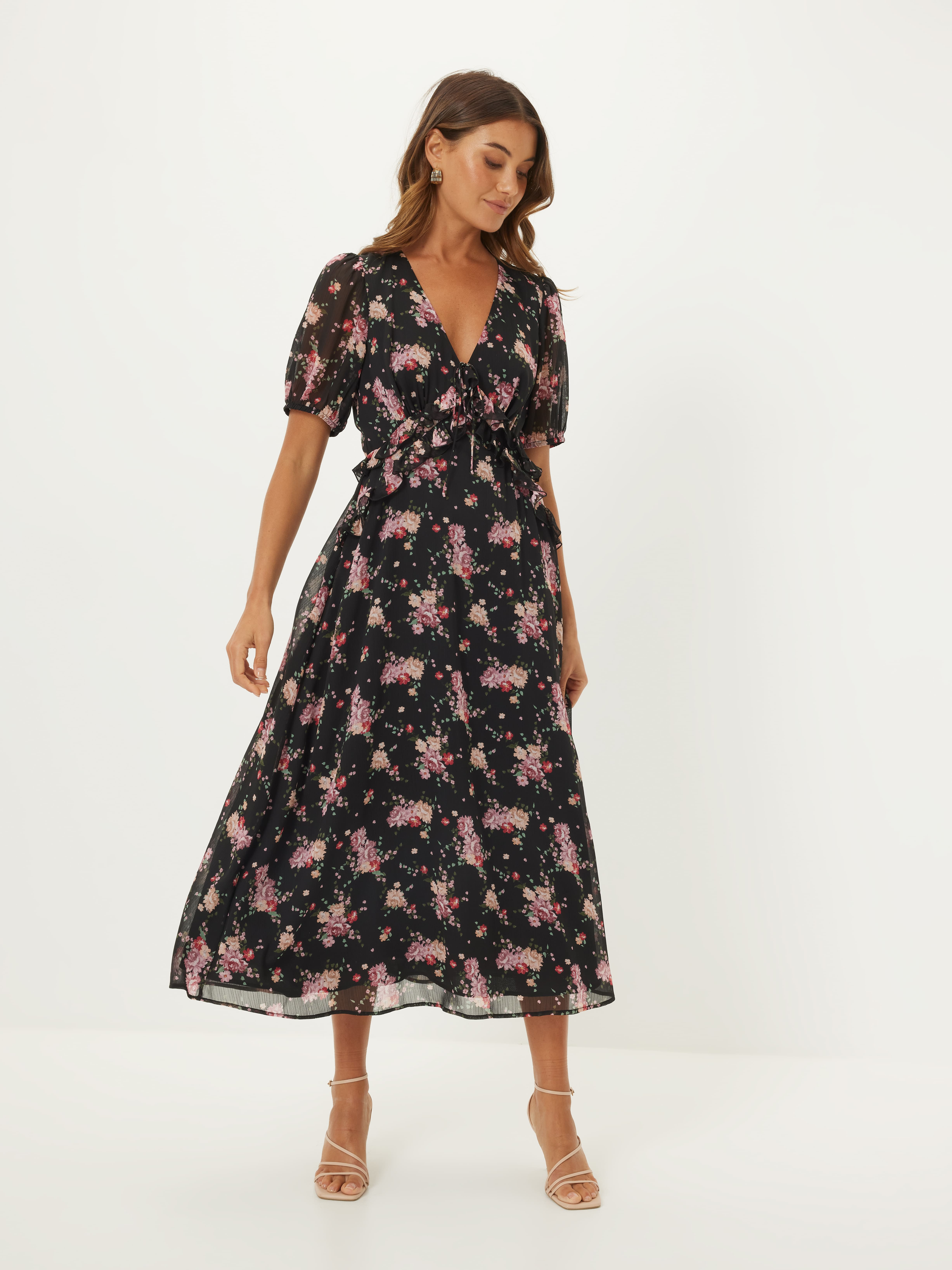 Danna Soft Ruffle Dress                                                                                                         
