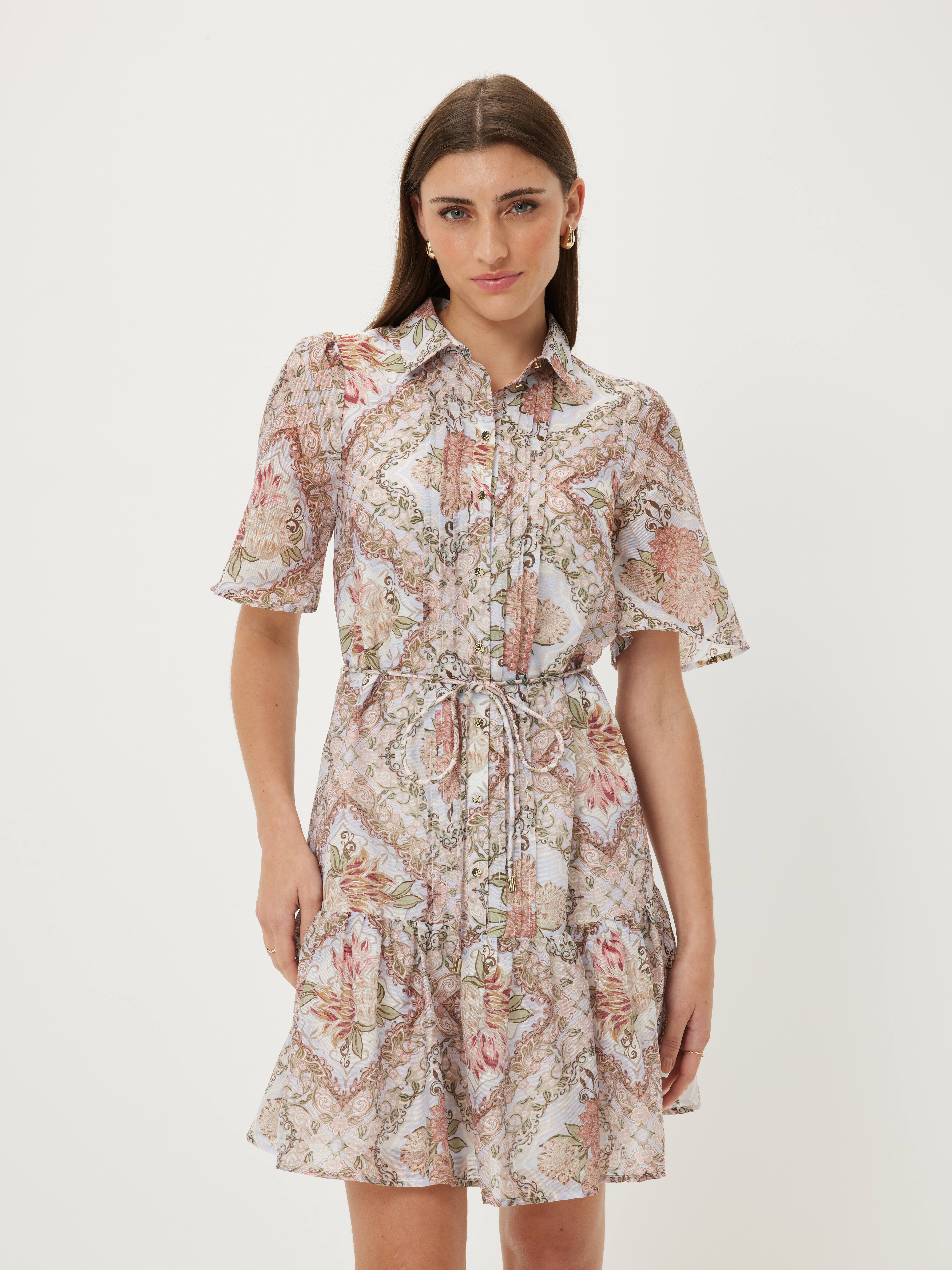 Flora Short Shirt Dress                                                                                                         