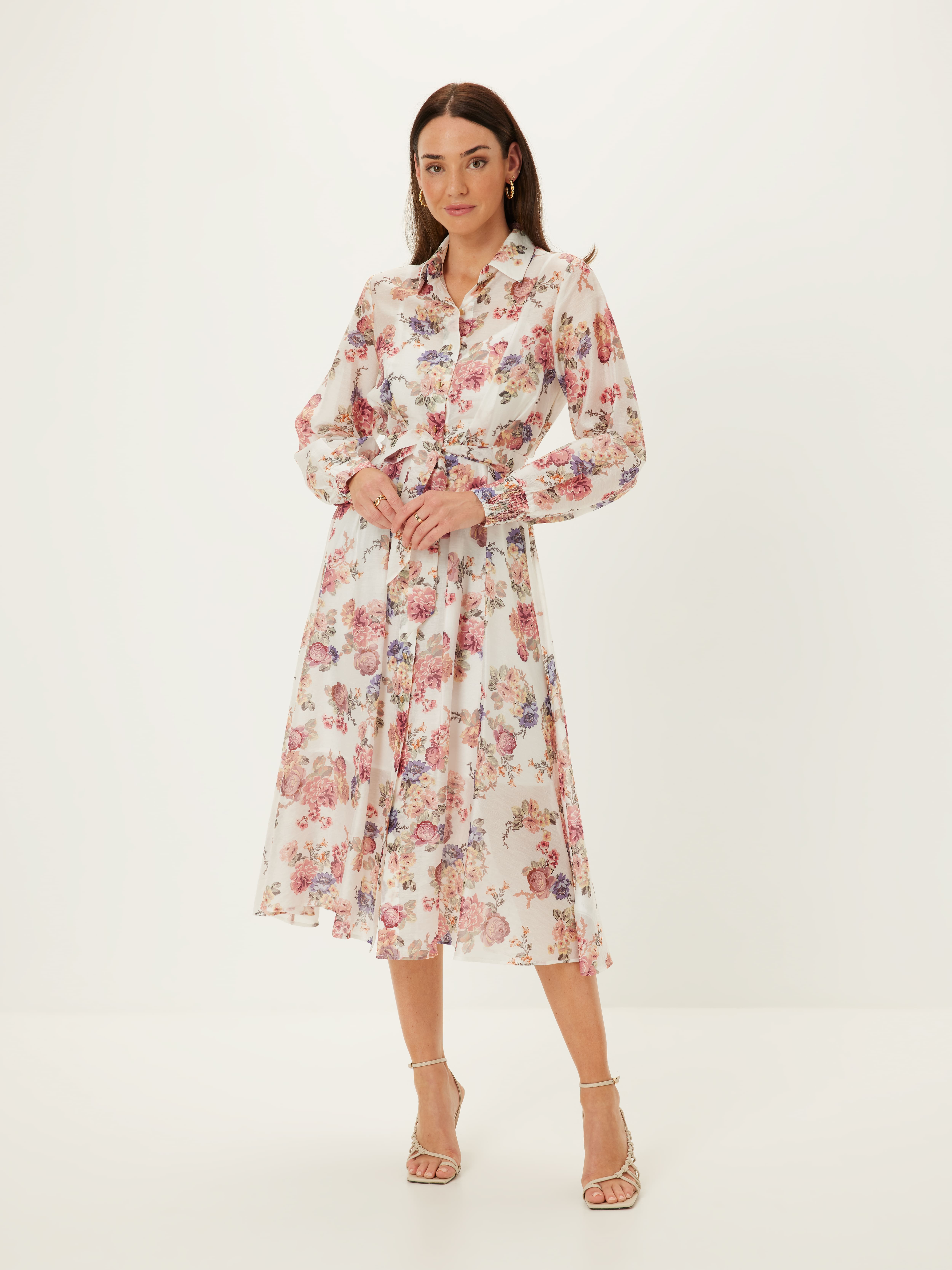 Kirsty Polished Shirt Dress                                                                                                     