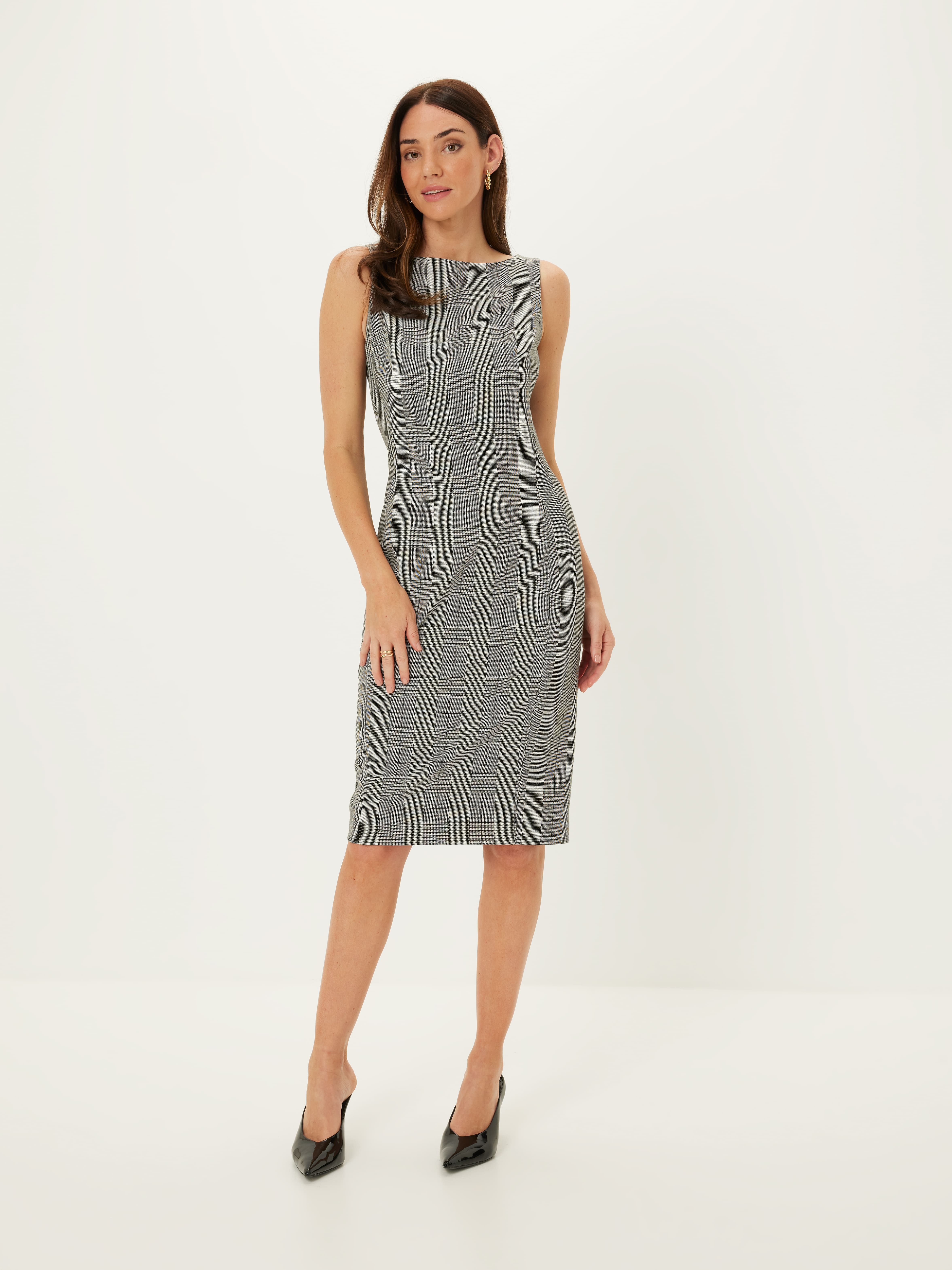 Rosie Boat Neck Pencil Dress                                                                                                    