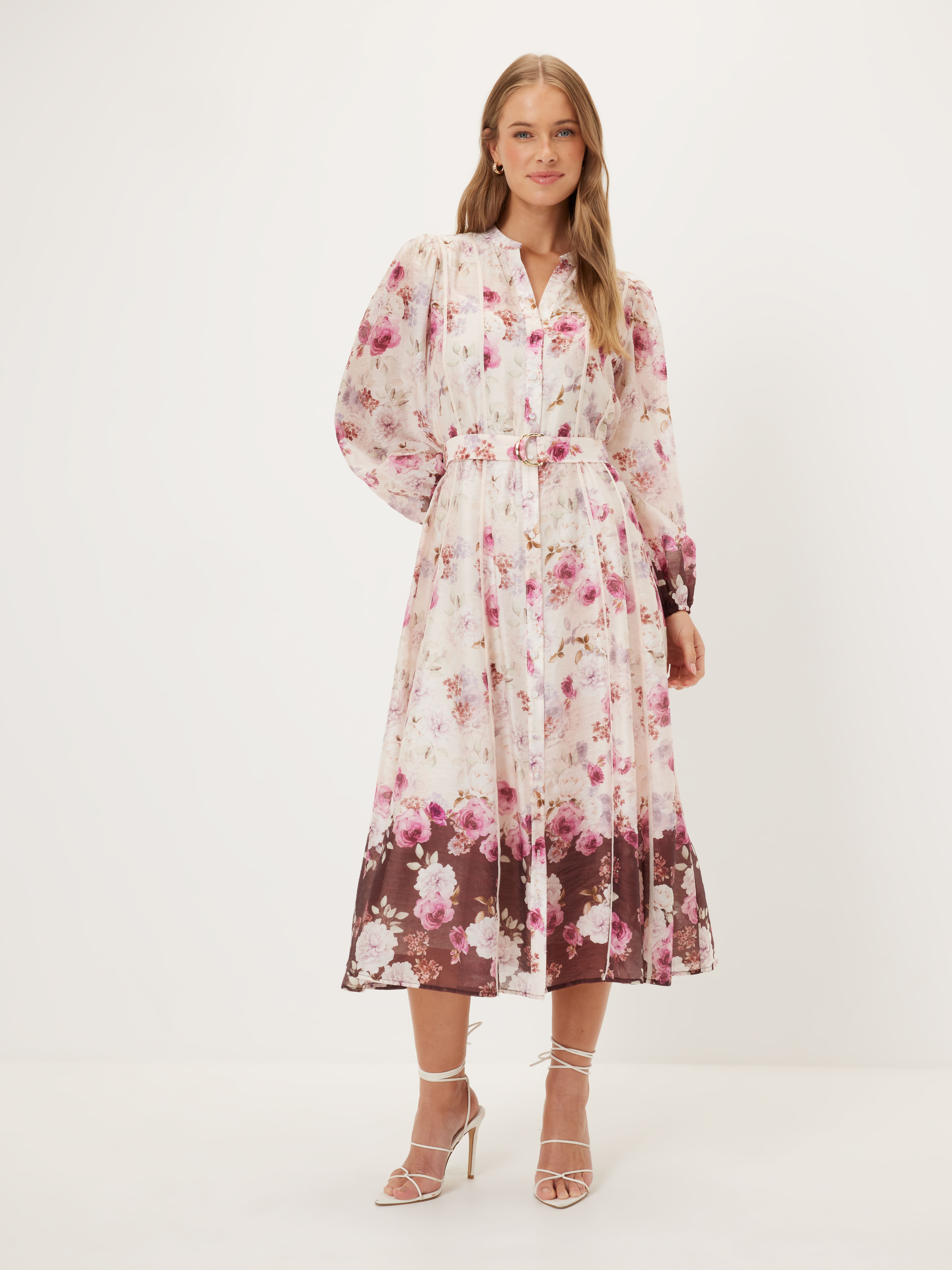 Riley Bind Detail Midi Dress                                                                                                    