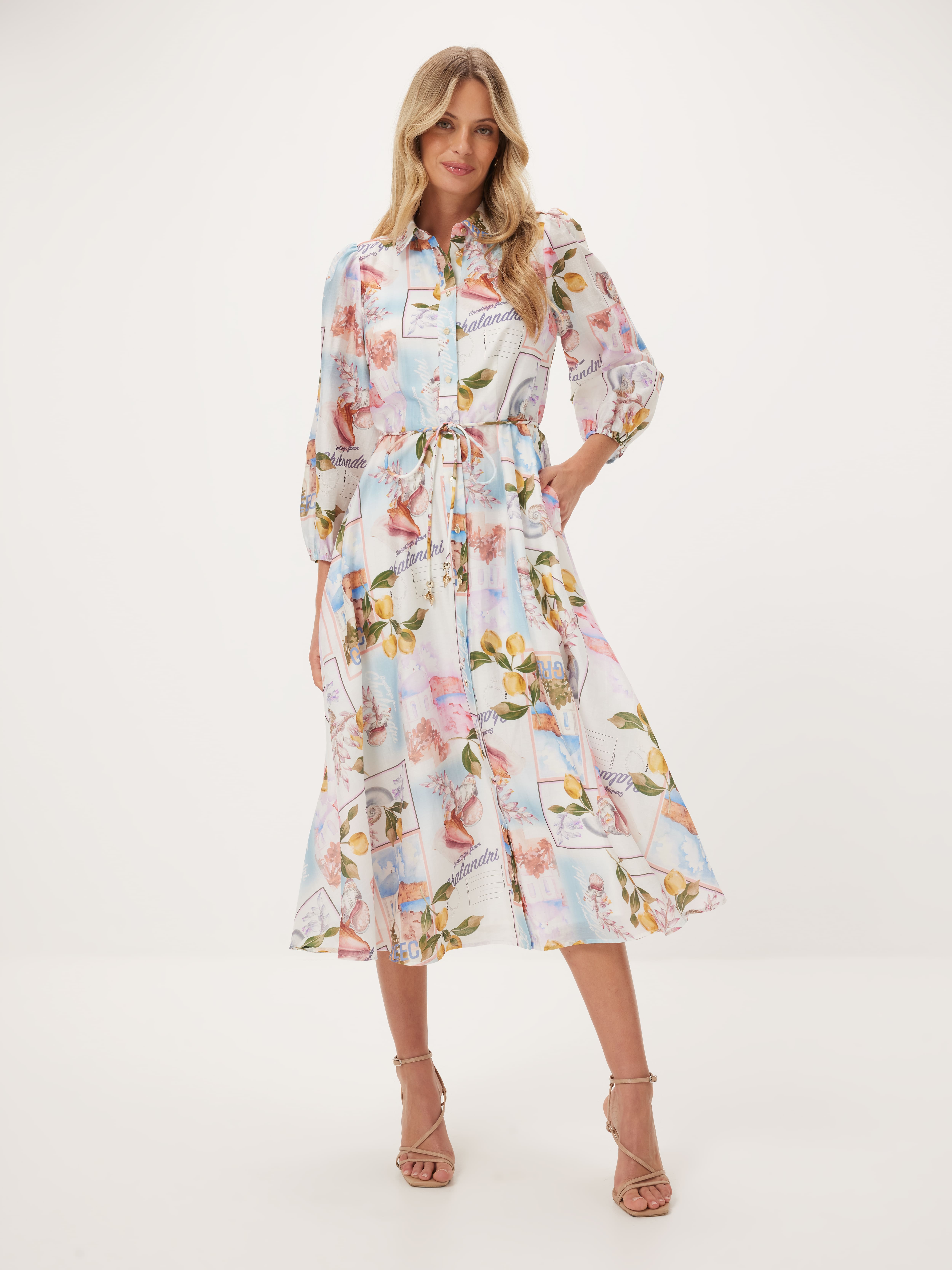 Pippa Midi Shirt Dress                                                                                                          