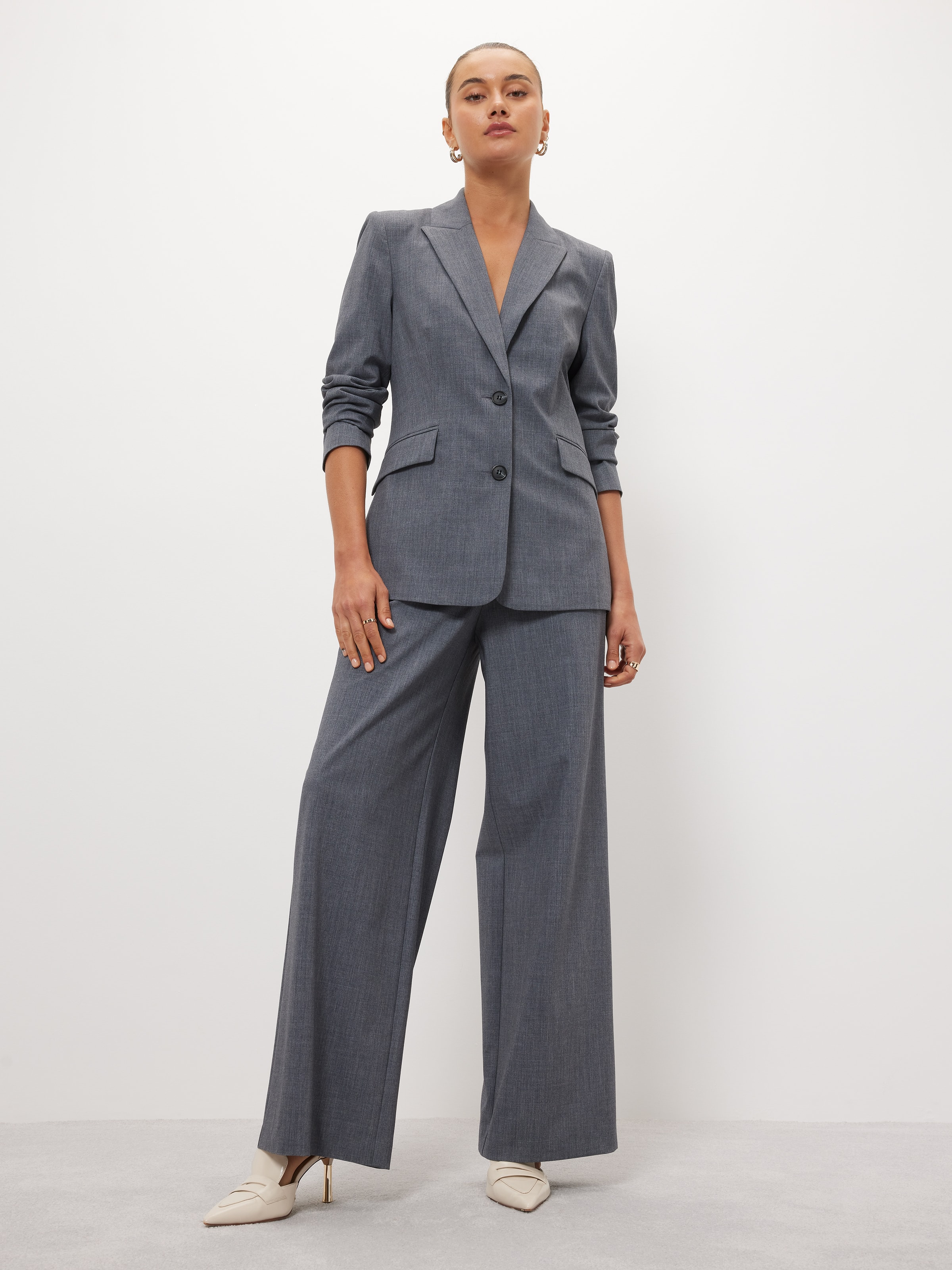 Give Credit Grey Suit Pant Grey - Portmans Online