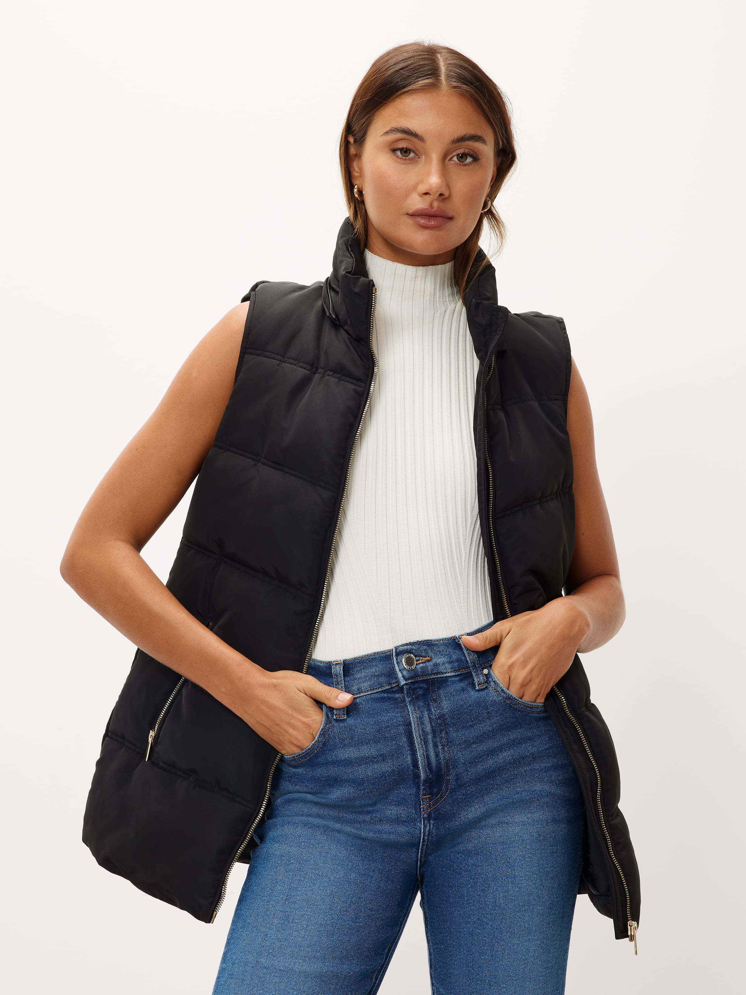 Paige Puffer Vest - Portmans Online